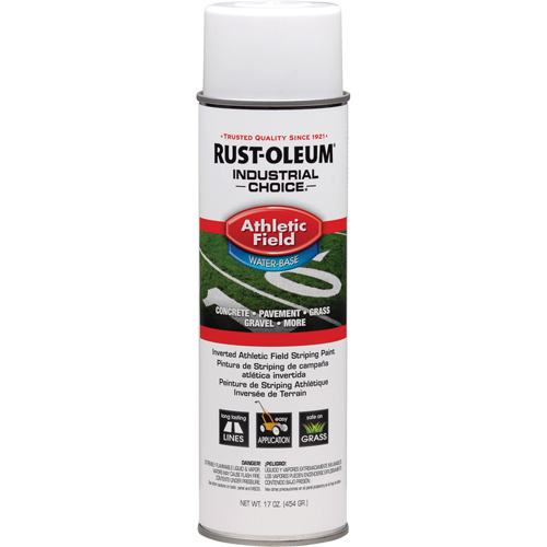 Industrial Choice&reg; AF1600 Athletic Field Striping Paint, White, 17 oz., Aerosol Can Nassau Supply