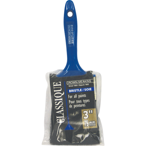Classic Paint Brush, Bristle, Plastic Handle, 3" Width Nassau Supply