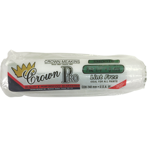 Manchon de rouleau &agrave; peinture non pelucheux professionnel, Nap 6 mm (1/4"), 240 mm (9-1/2") l Nassau Supply
