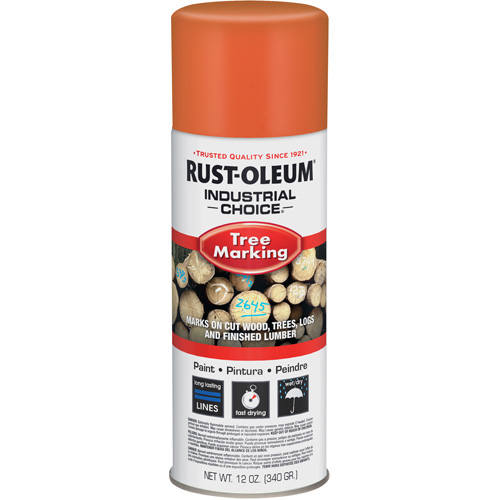 Industrial Choice T1600 Tree Marking Paint, Fluorescent Orange, 16 oz. Nassau Supply