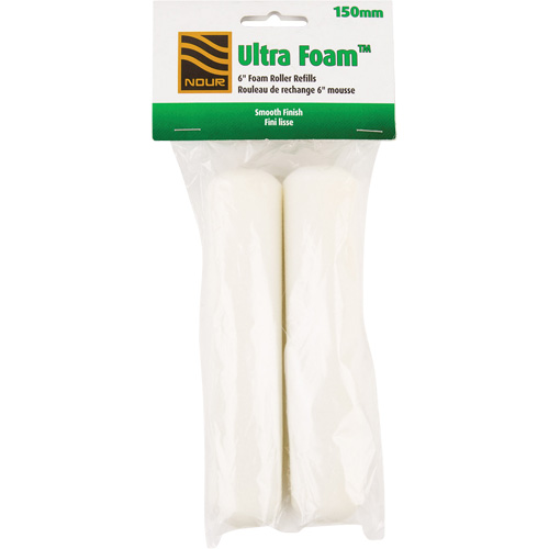 Rouleaux &agrave; peinture haute densit&eacute; Ultra Foam, Nap 9,525 mm (3/8"), 152,4 mm (6") l Nassau Supply