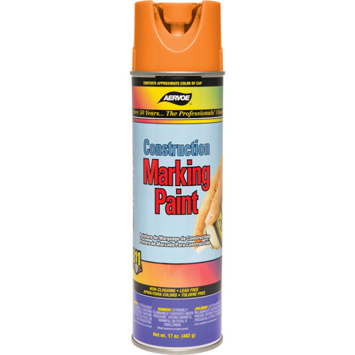 Construction Marking Paint, 17 oz., Aerosol Can Nassau Supply