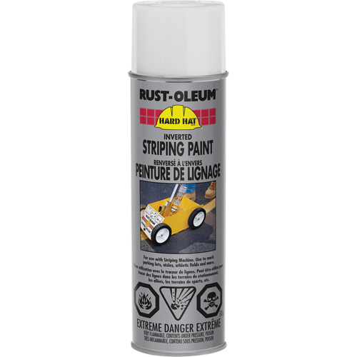 Peinture de marquage renvers&eacute; en a&eacute;rosol, Blanc, Canette a&eacute;rosol Nassau Supply
