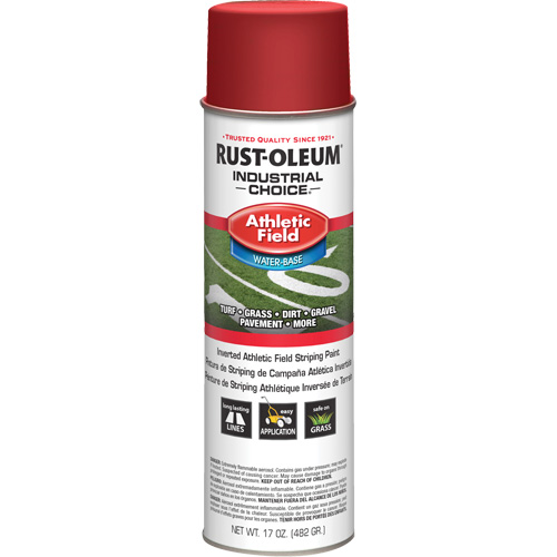 AF1600 Athletic Field Striping Paint, Red, Aerosol Can Nassau Supply