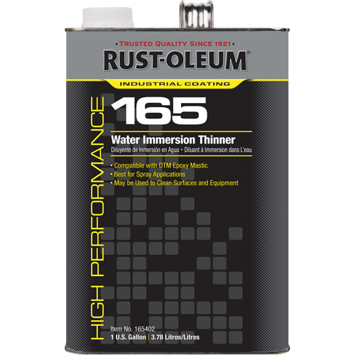 165 Water Immersion Thinner, Gallon, 1 gal. Nassau Supply