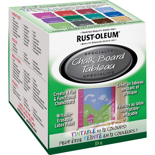Peinture sp&eacute;cialis&eacute;e pour tableau noir, 824 ml, Trousse, Base &agrave; teinter Nassau Supply