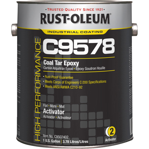 Activateur pour rev&ecirc;tement &eacute;poxydique &agrave; base de goudron de houille et &agrave; haute teneur en solides du syst&egrave;me C9578, Gallon Nassau Supply