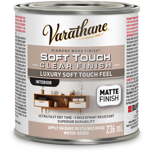 Varathane&reg; Diamond Wood Finish&reg; Coating, 236 ml, Clear, Matte Nassau Supply