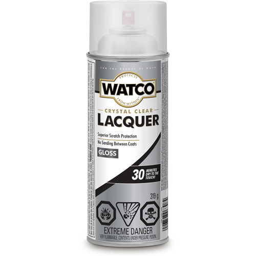 Watco&reg; Lacquer Wood Finish, 319 g, Clear, Gloss Nassau Supply