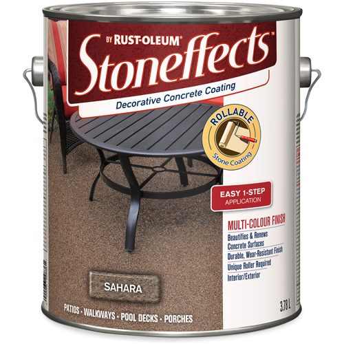 Rev&ecirc;tement de b&eacute;ton d&eacute;coratif Stoneffects, 3,78 L, Textur&eacute;, Beige Nassau Supply