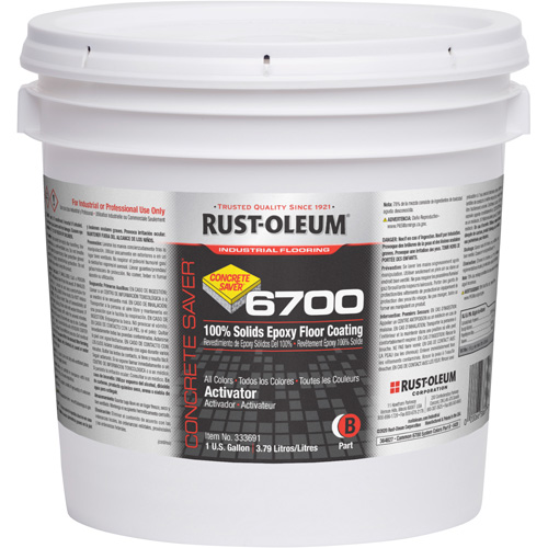 6700 System Extended Pot Life Floor Coating, 1 gal., Epoxy-Based, High-Gloss Nassau Supply
