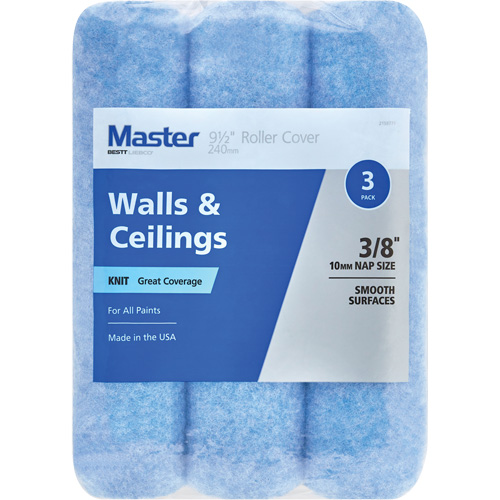 Couvre-rouleau tiss&eacute; Master, Nap 10 mm (3/8"), 240 mm (9-1/2") l Nassau Supply