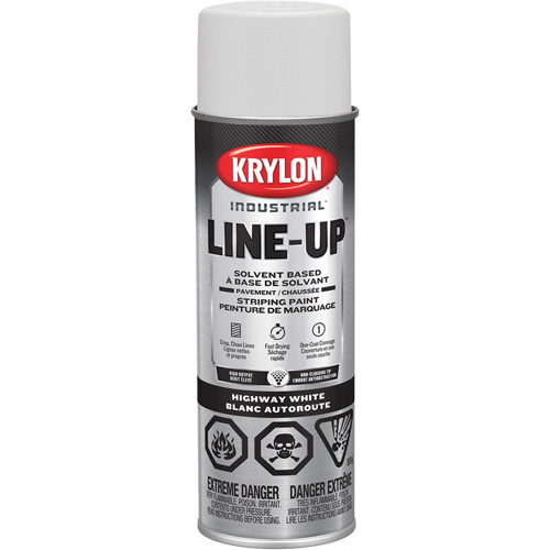 Professional Solvent-Based Marking Paint, White, 18 oz., Aerosol Can Nassau Supply