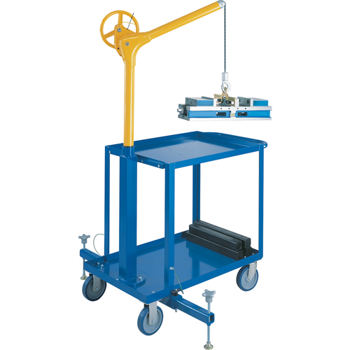 Hauts crochets &eacute;l&eacute;vateurs industriels avec chariot mobile, Capacit&eacute; 500 lb (0,25 tonne) Nassau Supply