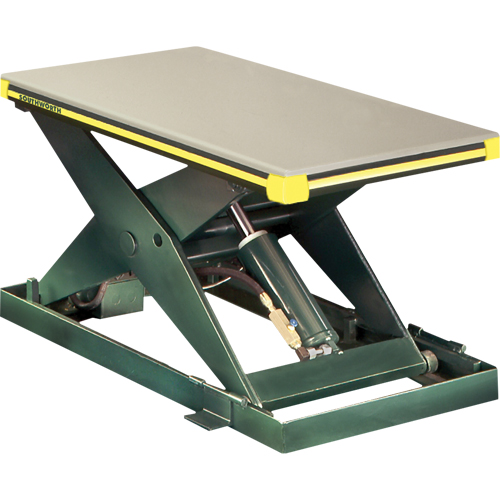 Hydraulic Backsaver Scissor Lift Table, Steel, 48" L x 48" W, 2000 lbs. Capacity Nassau Supply