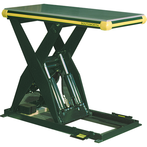Hydraulic Backsaver Scissor Lift Table, Steel, 48" L x 48" W, 4000 lbs. Capacity Nassau Supply