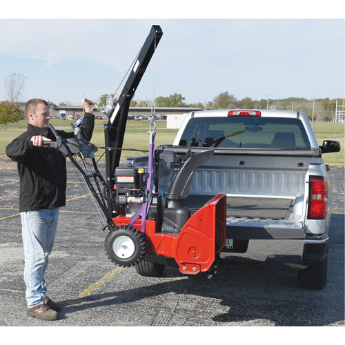 Hitch Mounted Truck Jib Crane, 600 lbs. (0.3 tons) Capacity, 84-5/8" Max. Clearance Nassau Supply