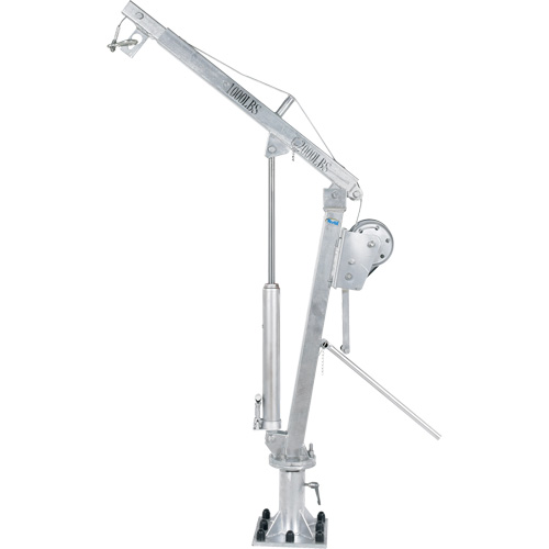 Winch Operated Truck Jib Crane, 1000 lbs. (0.5 tons) Capacity, 97" Max. Clearance Nassau Supply