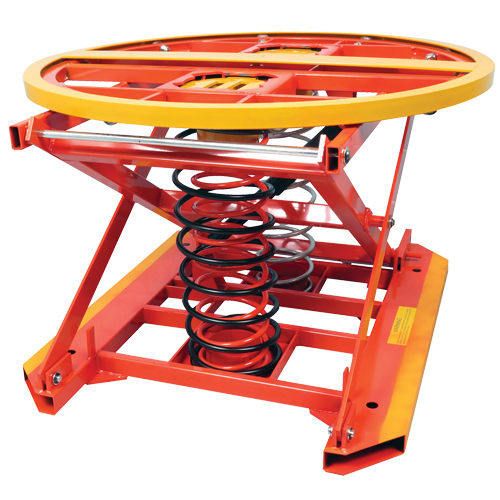Nivelleur et positionneur &agrave; ressort pour palette, 43-1/2" lo x 43-1/2" la, Capacit&eacute; 4500 lb Nassau Supply