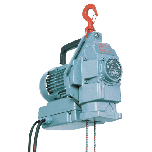Palan &eacute;lectrique portatif &agrave; c&acirc;ble d'acier Minifor TR30 Nassau Supply