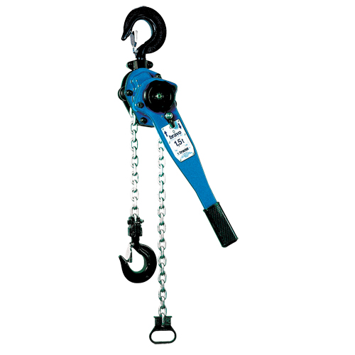 Bravo&reg; Lever Chain Hoist, 15' Lift, 1000 lbs. (0.5 tons) Capacity, Grade 80 Chain Nassau Supply