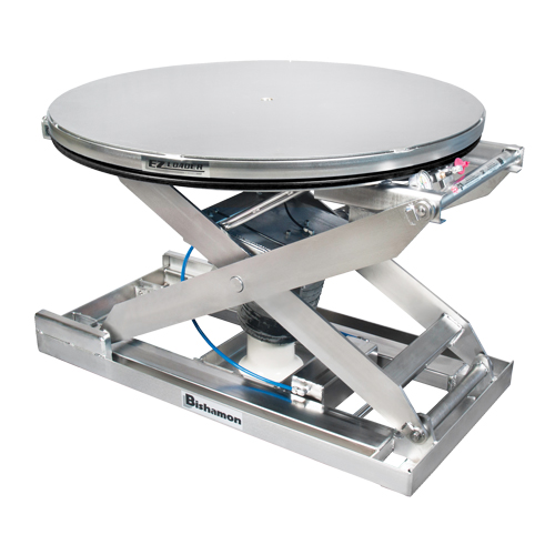 Positionneur pour palette &agrave; nivellement automatique EZ Loader SS - 100% acier inoxydable, 43" lo x 43" la, Capacit&eacute; 4000 lb Nassau Supply