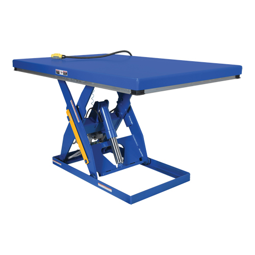 Hydraulic Scissor Lift Table, Steel, 48" L x 24" W, 3000 lbs. Cap. Nassau Supply