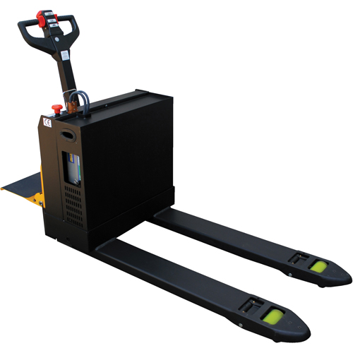 Fully Powered Electric Pallet Truck With  Stand-On Platform, 4500 lbs. Cap., 48" L x 30.25" W Nassau Supply