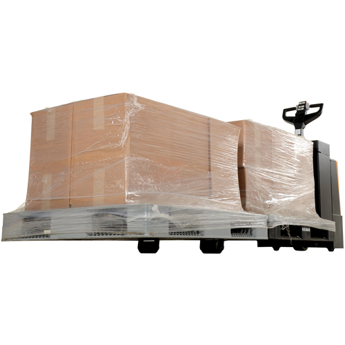 Transpalette &eacute;lectrique motoris&eacute; a/plateforme &agrave; conducteur debout, Capacit&eacute; 4500 lb, 96" lo x 30" la Nassau Supply