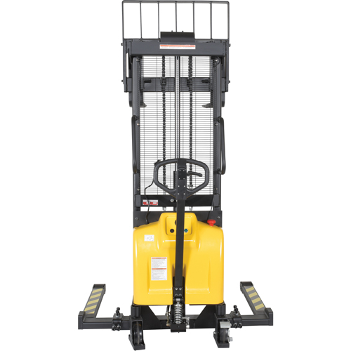 Gerbeur pour chariot &eacute;l&eacute;vateur, Fonctionnement &eacute;lectrique, Capacit&eacute; 2000 lb, Lev&eacute;e max 63" Nassau Supply