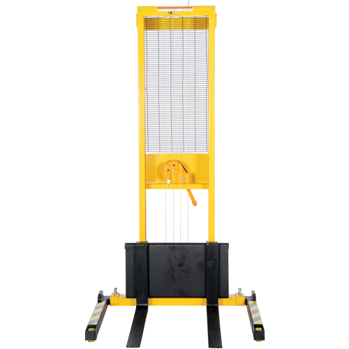 Gerbeur manuel, Fonctionnement Treuil manuel, Capacit&eacute; 770 lb, Lev&eacute;e max 60" Nassau Supply