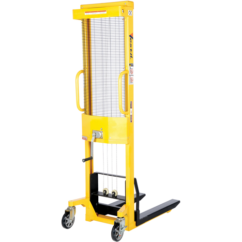 Gerbeur manuel, Fonctionnement Treuil manuel, Capacit&eacute; 770 lb, Lev&eacute;e max 60" Nassau Supply