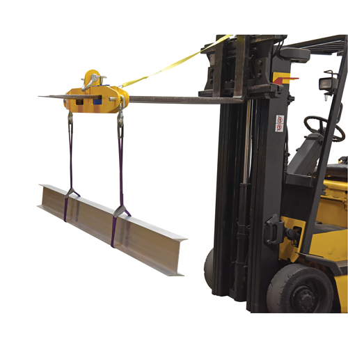 Poutre de levage pour chariot &eacute;l&eacute;vateur, Ouverture des fourches 7" x 2-1/2" Nassau Supply