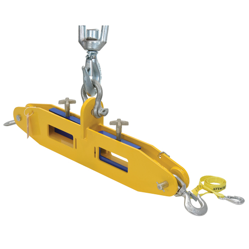Poutre de levage pour chariot &eacute;l&eacute;vateur, Ouverture des fourches 7" x 2-1/2" Nassau Supply