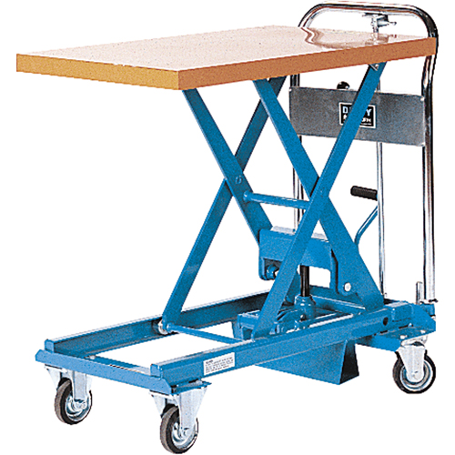 Dandy Lift Scissor Lift Table, 31-1/2" L x 19-7/10" W, Steel, 550 lbs. Capacity Nassau Supply