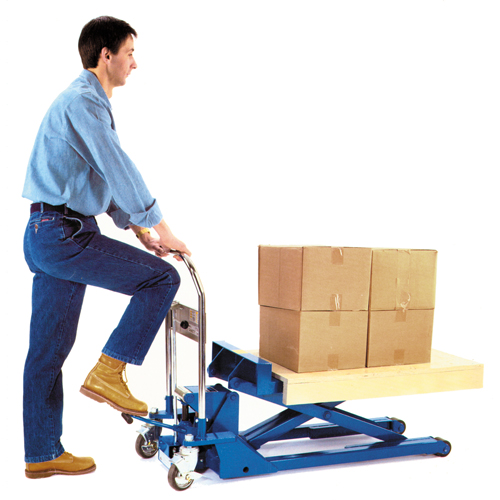 Low Profile Dandy Lift Scissor Lift Table, 37-1/10" L x 19-7/10" W, Steel, 1100 lbs. Capacity Nassau Supply