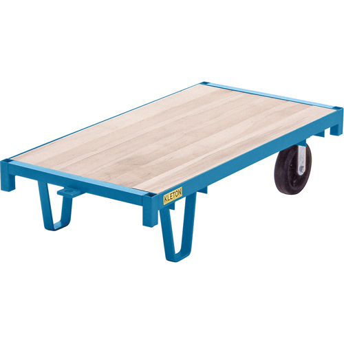 Specialized Platform Decks - Semi Live Skids, 60" L x 30" W, 2000 lbs. Capacity, Rubber Casters Nassau Supply