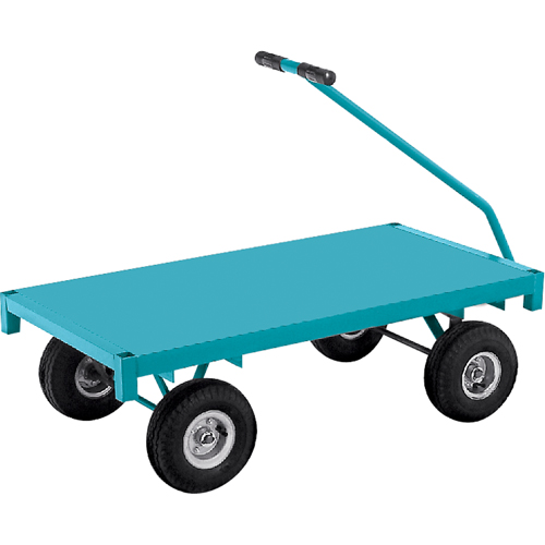 Platform Trucks - Ergonomic Platform Wagon Trucks, 24" W x 48" L, 1000 lbs. Capacity Nassau Supply