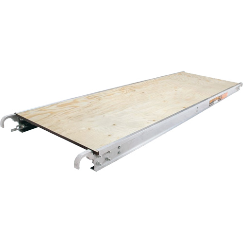 Plateformes de travail - Plancher en contreplaqu&eacute;, Bois, 7' lo x 24" la Nassau Supply