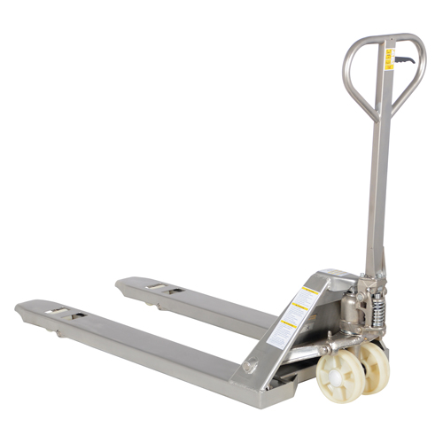Transpalette, Acier inoxydable, 48" lo x 27" la, Capacit&eacute; 5500 lb Nassau Supply