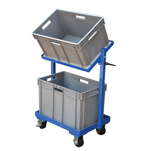 Chariot &agrave; cueillette, Acier, 30-11/16" la x 19-1/4" p, 2 tablettes, Capacit&eacute; 200 lb Nassau Supply