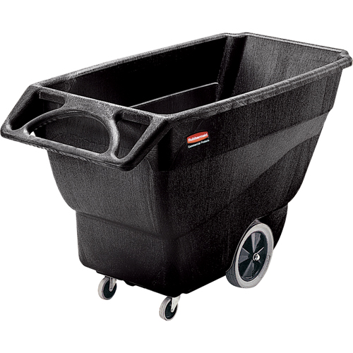 Chariot basculeur en acier, Mousse structur&eacute;e, 1 vg³, Capacit&eacute; de charge de 1250 lb Nassau Supply