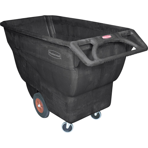 Chariot basculeur en acier, Mousse structur&eacute;e, 1 vg³, Capacit&eacute; de charge de 2100 lb Nassau Supply