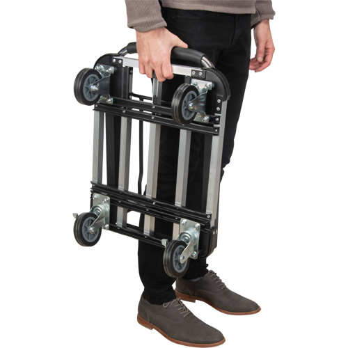 Chariots &agrave; plateforme pliants, Aluminium, 300 lb, 28" lo x 16" la, Hauteur 32" Nassau Supply
