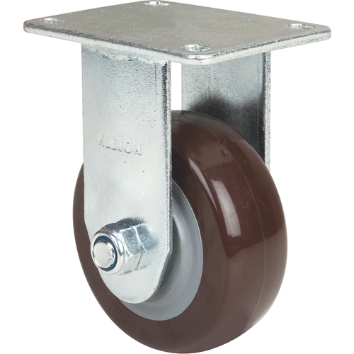 Roulette, Fixe, 4" (101,6 mm), Polyur&eacute;thane, 440 lb (199,58 kg) Nassau Supply