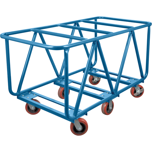 Flat Bed Lumber Cart, 60" x 30" x 33", 2500 lbs. Capacity Nassau Supply