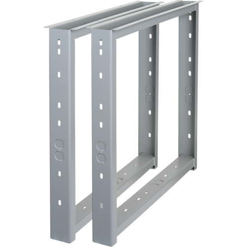 &eacute;tabli - Pieds, Acier, 28" p x 32" h, Paire Nassau Supply