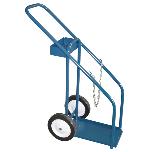 Gas Cylinder Carts, Semi-Pneumatic Wheels, 12" W x 16" L Base, 1000 lbs. Nassau Supply