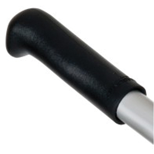Poign&eacute;e en caoutchouc noir pour diable en aluminium Nassau Supply
