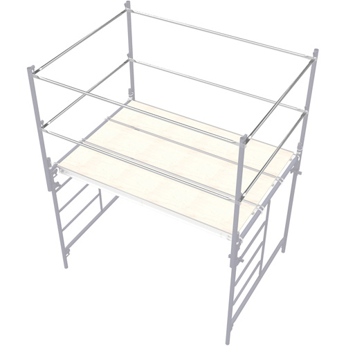 Accessoires pour &eacute;chafaudage - Barre de retenue, Barre de retenue, 2" la x 84" h Nassau Supply